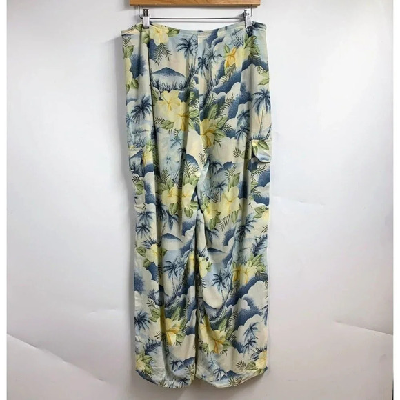 Tommy Bahama Women's‎ Hawaiian Floral Drawstring Straight Pants Size 8 - Picture 2 of 13